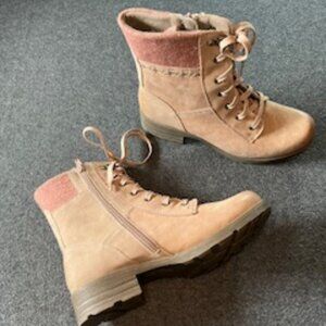 Earth Origins Women's Ankle Boots- Light Pink/Neutral Size 10